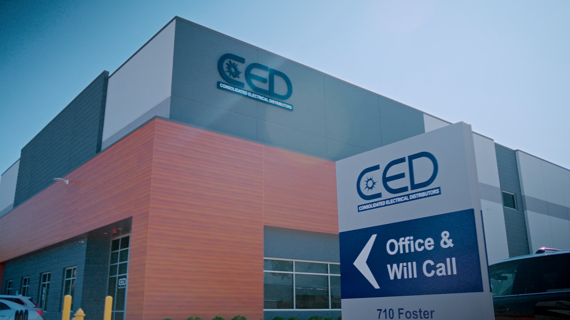 The CED/Efengee profit center building at 710 Foster Ave in Bensenville
