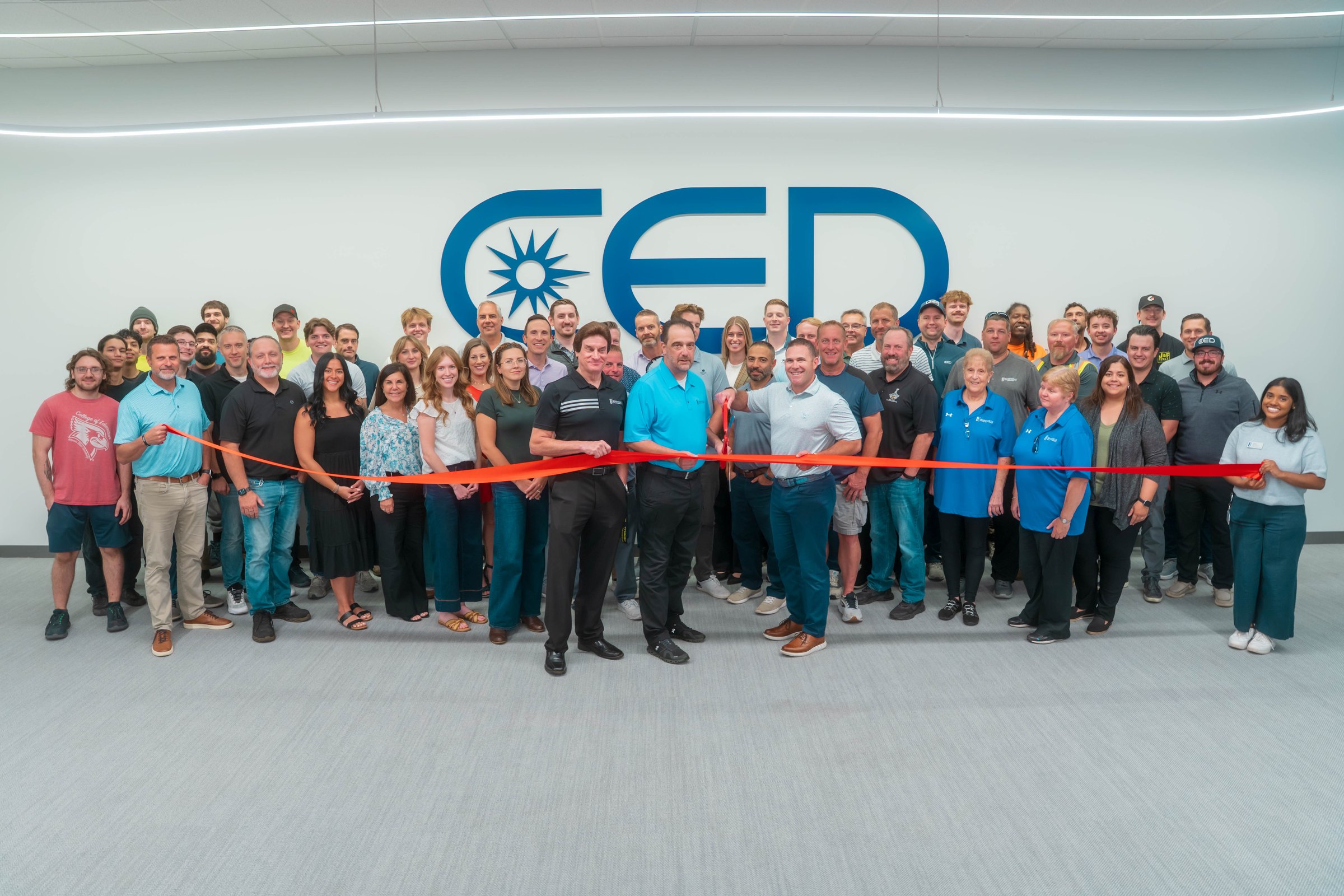 The Bensenville team at the ribbon cutting for the new profit center